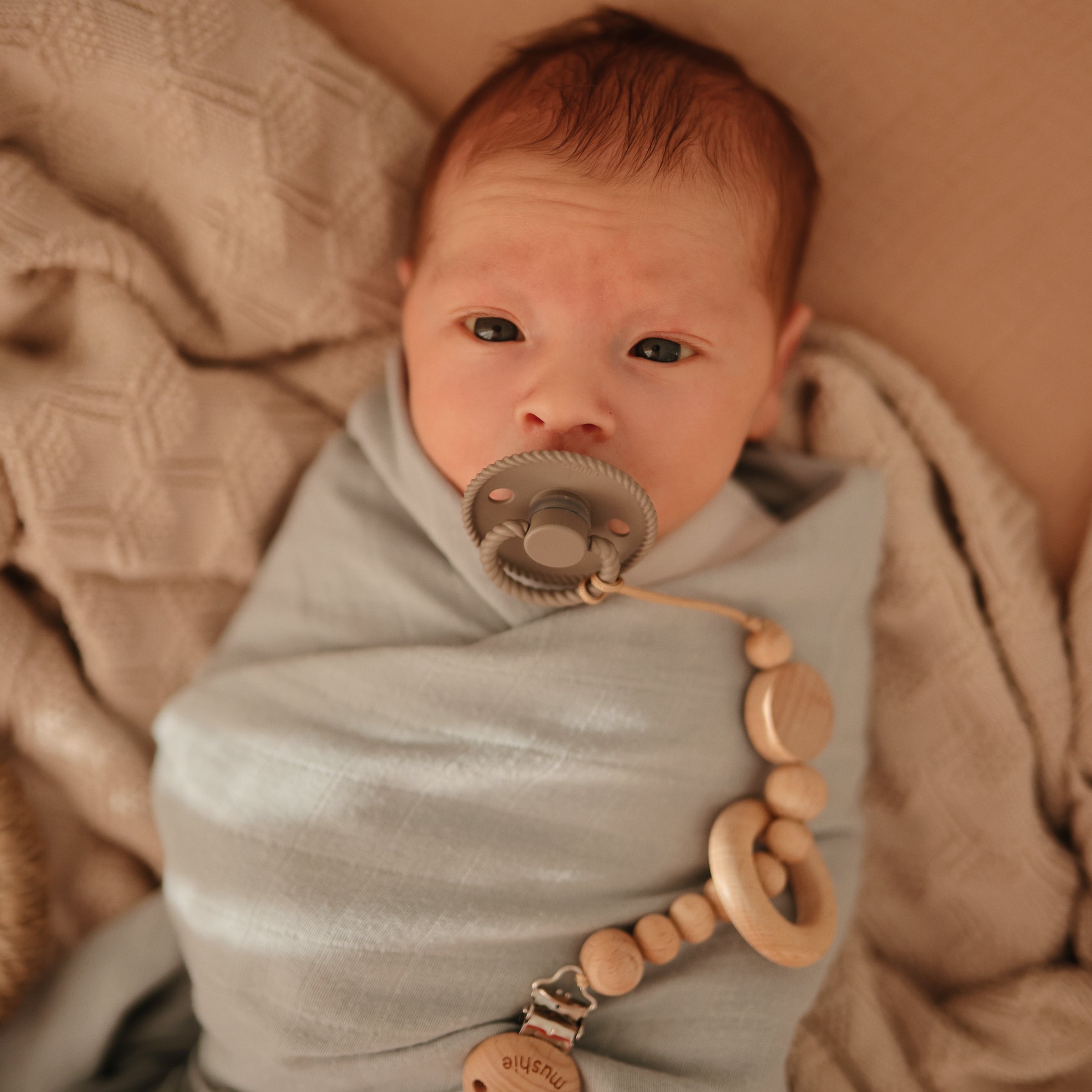 Image of FRIGG Rope Natural Rubber Pacifier 2-Pack